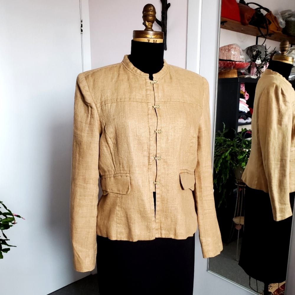 NWOT Tristan & Iseut linen jacket sz Large